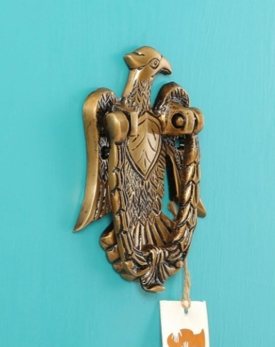 Brass Door Knocker Eagle Design Handmade standard 5.2\'\'