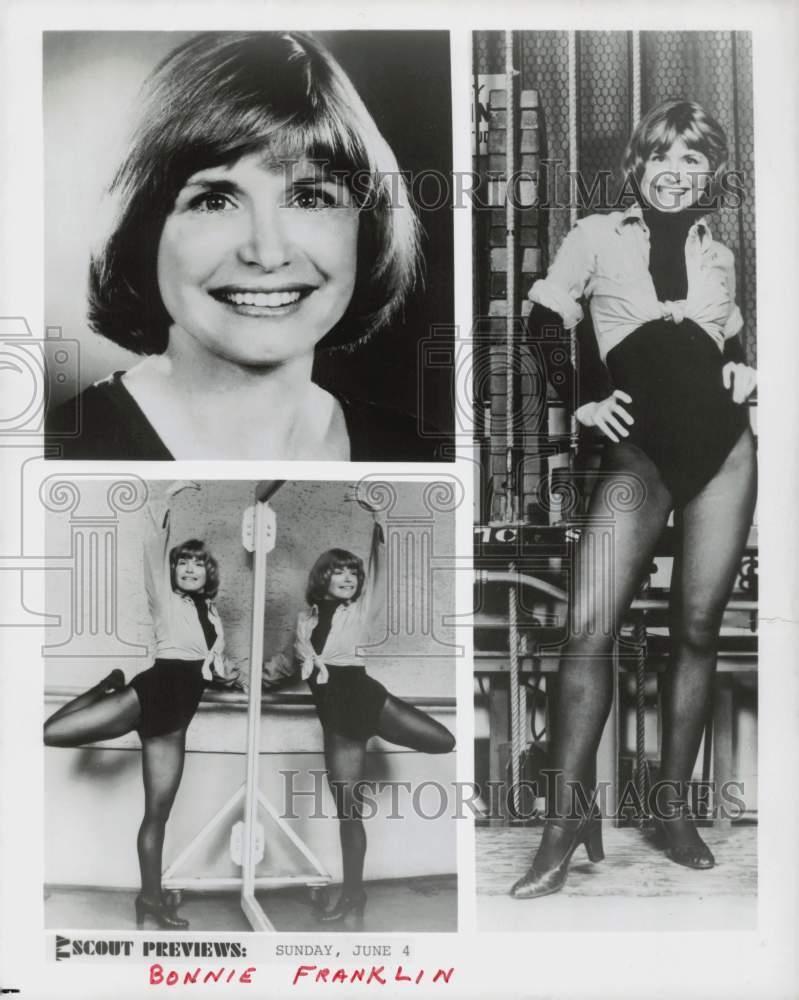 1978 Press Photo Entertainer Bonnie Franklin - srp30361