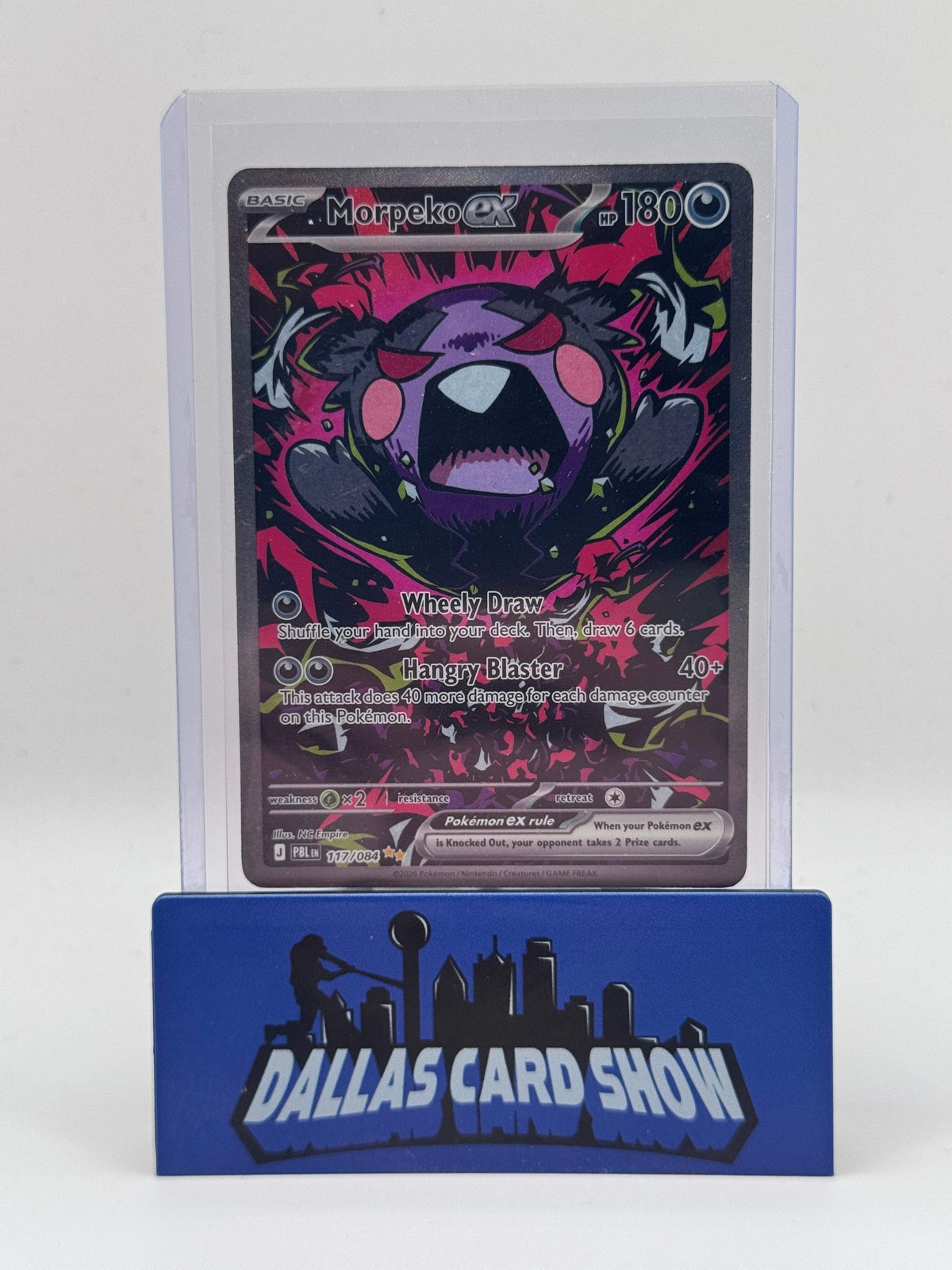 2026 Pokemon - Morpeko ex (SIR) - 117/084 Pitch Black NM