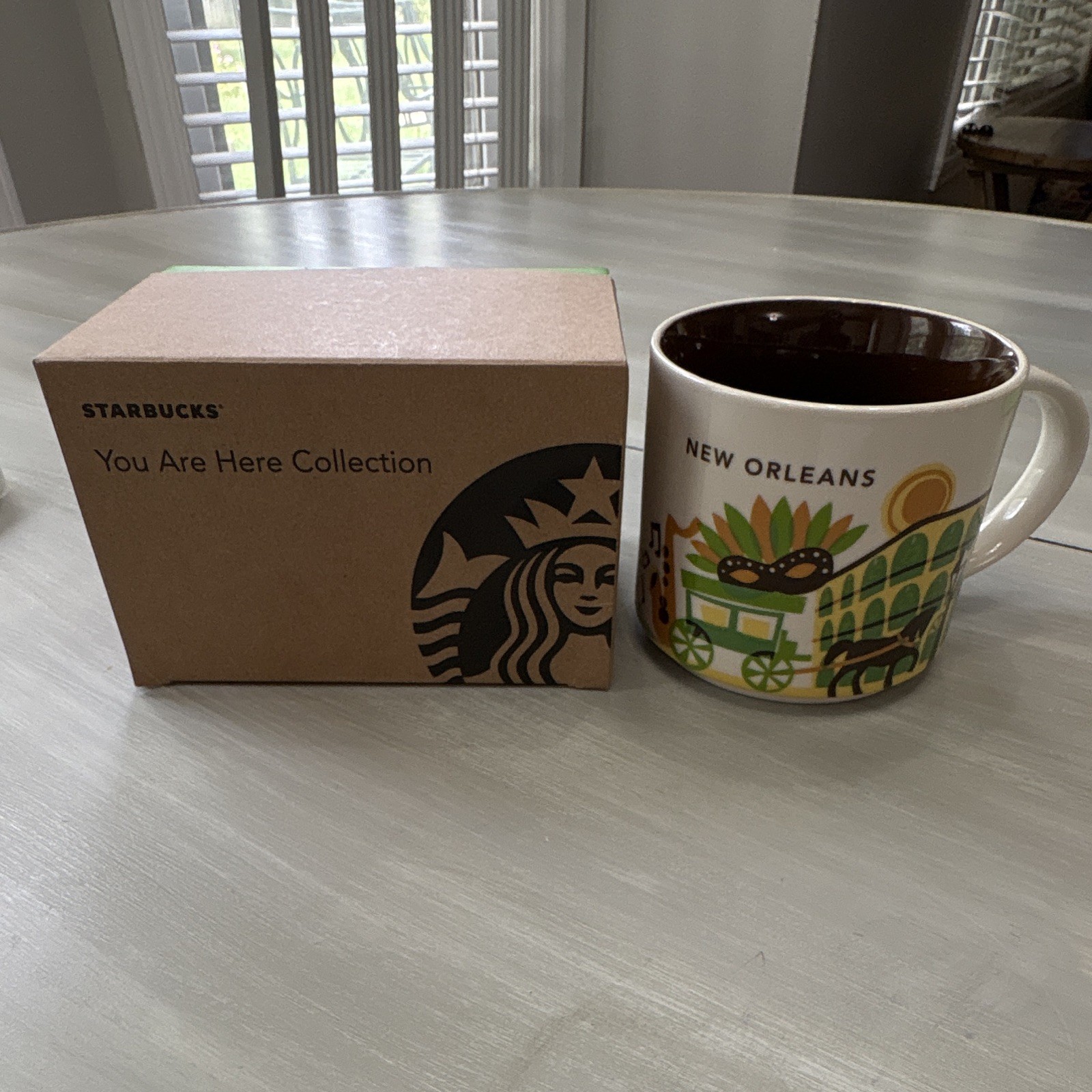 Starbucks You Are Here Collection New Orleans Ceramic Coffee Mug w/ Box