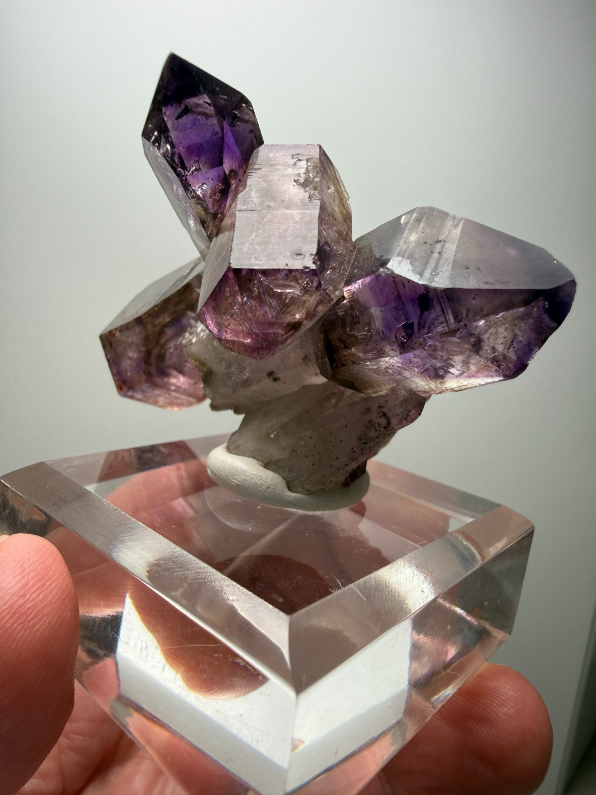 Attn COLLECTORS  RARE Amethyst Scepter Cluster- Chibuku, Zimbabwe- WOW