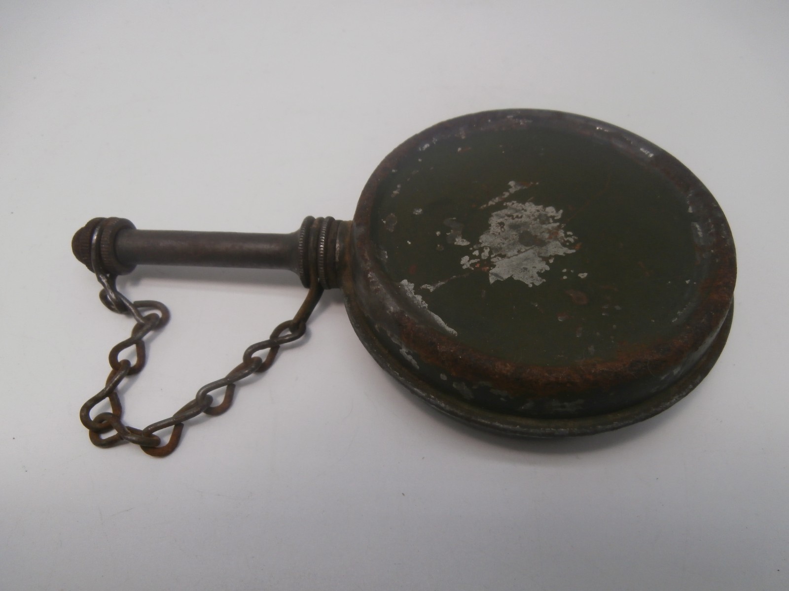 VTG ORIGINAL BRASS WWI BANJO OILER FOR 1914-18 , PISTOL CLEANING KIT 100+ YR OLD