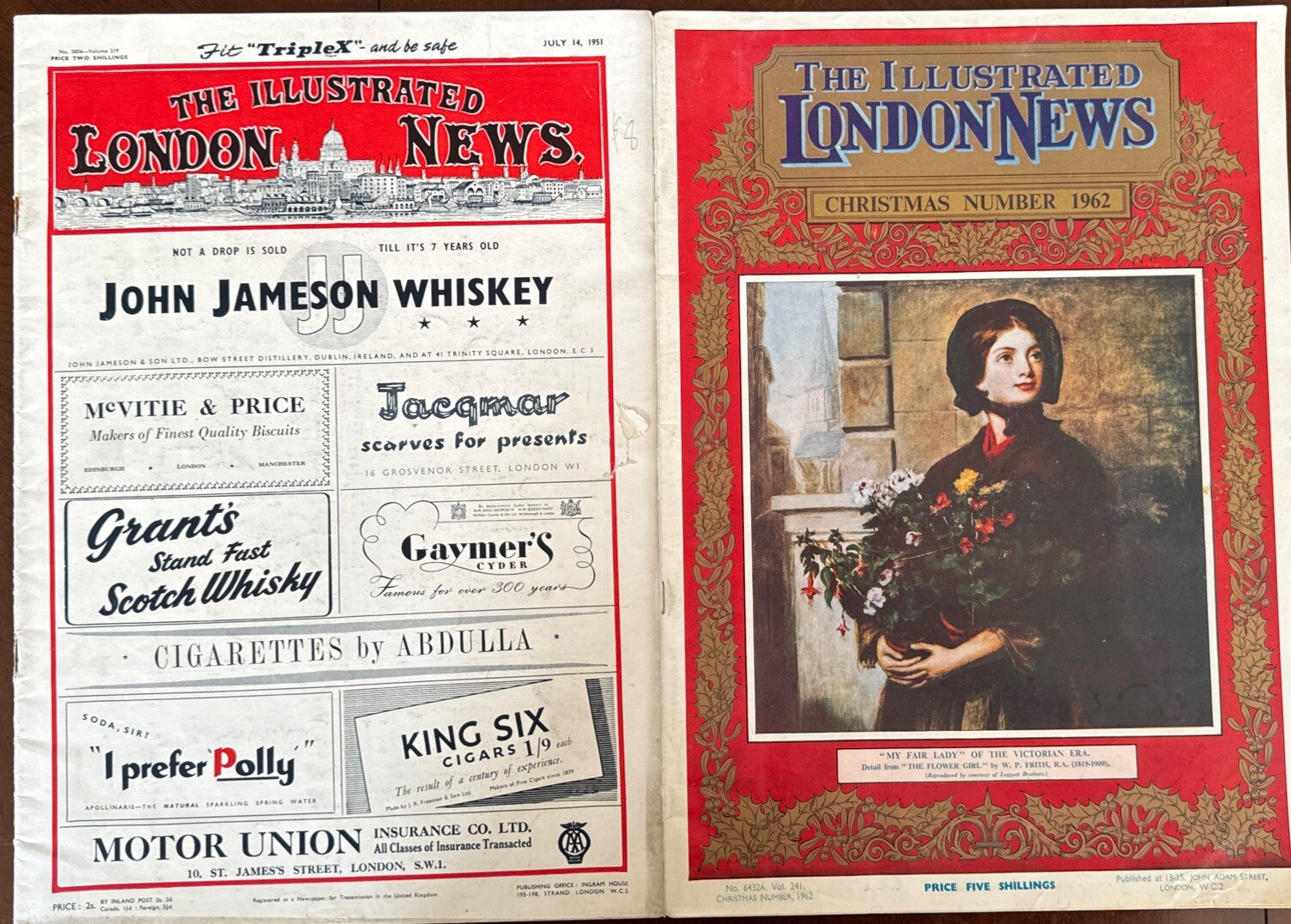The Illustrated London News - Christmas 1962 & July 14, 1951