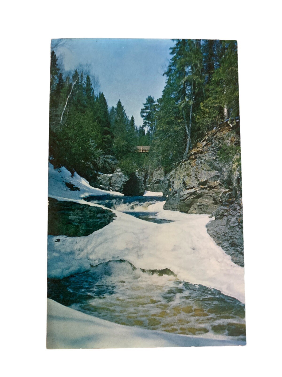 Vintage Postcard Cascade River Birth Shore Lake Superior