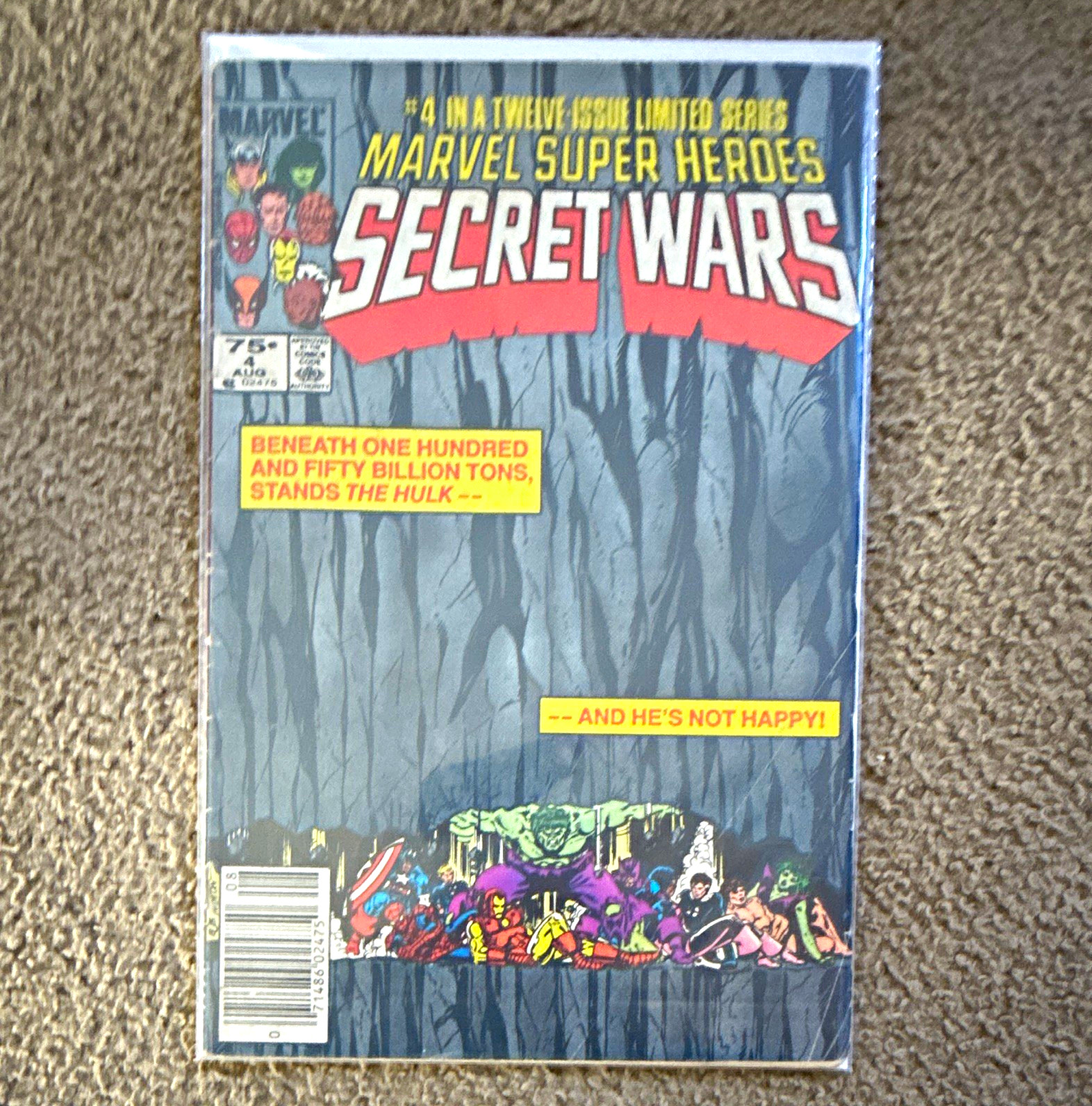 Marvel Comics Marvel Super Heroes Secret Wars Lot #4 #5 #12 Jim Shooter
