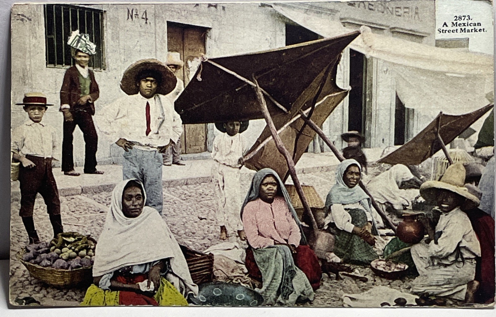 1914c Tijuana Mexico, fruit vendor, market Mexican street market 1914c Tijuana Mexico, fruit vendor, market Mexican street market