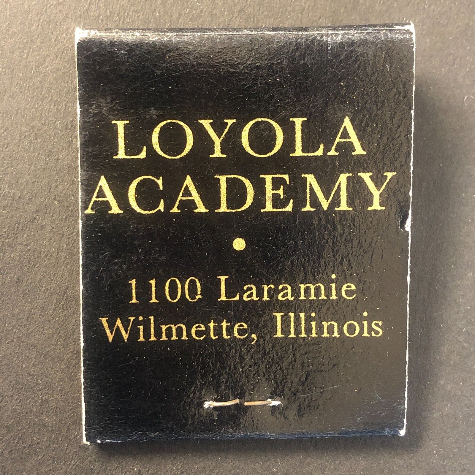 Loyola Academy Wilmette, IL Full Vintage Matchbook c1960\'s Scarce VGC