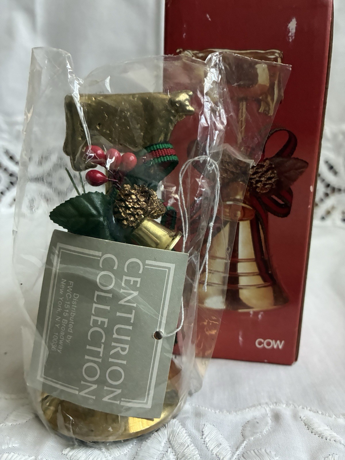 Vintage Centurion Collection Holiday Solid Brass Bell