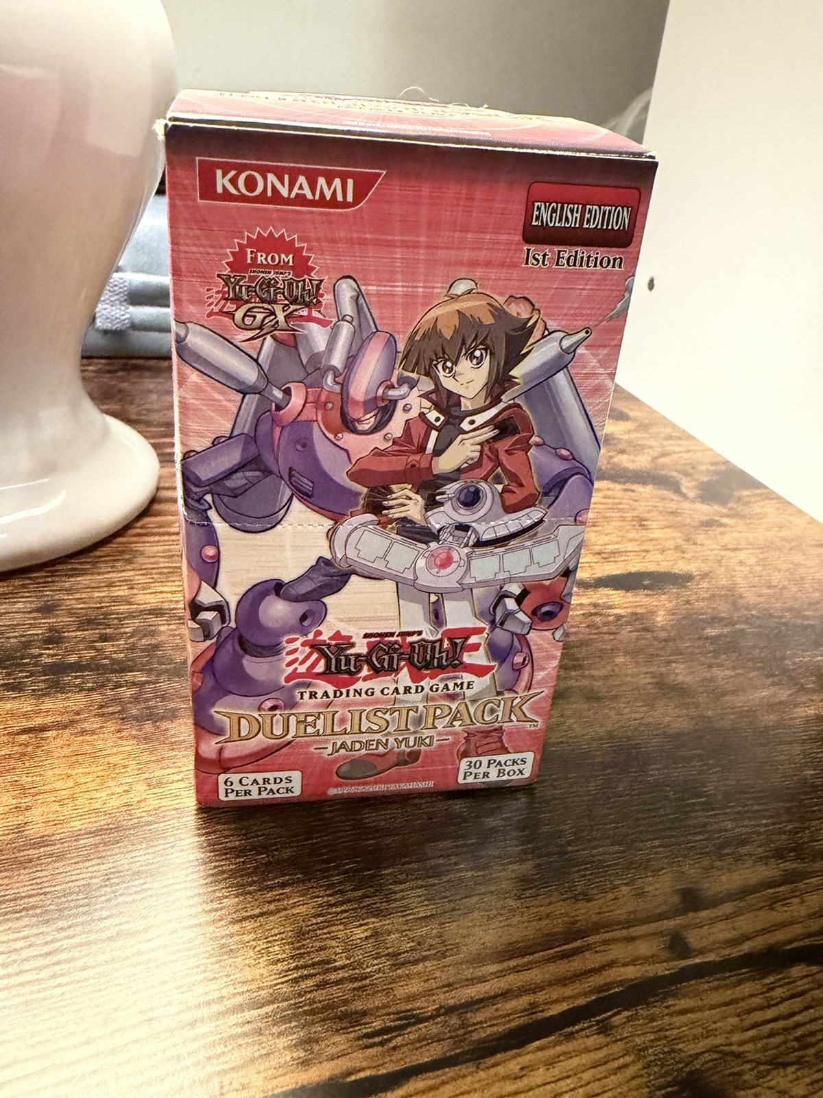 LotEmpty2006YugiohGX1stEditionDuelistPackJaidenYukiBoosterBoxNMwith19openedpacks