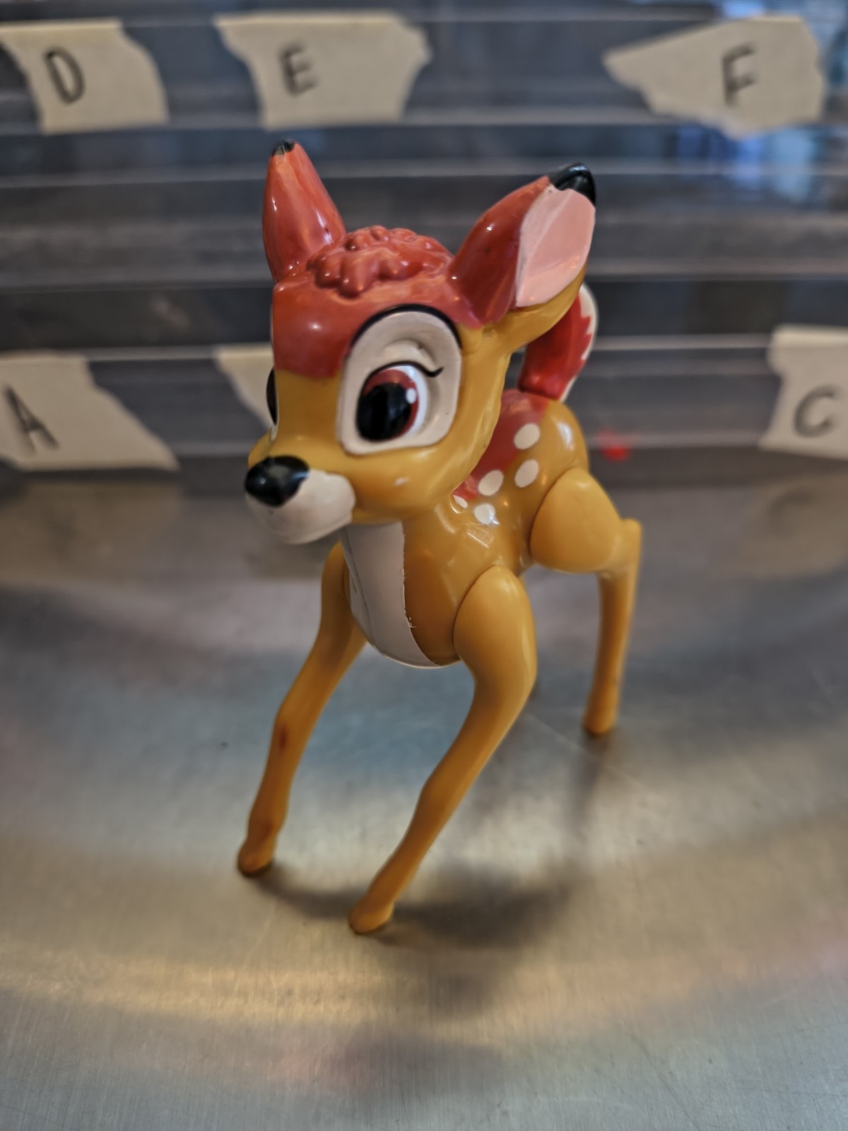 Disney Bambi Deer Plastic PVC Figure Posable Legs