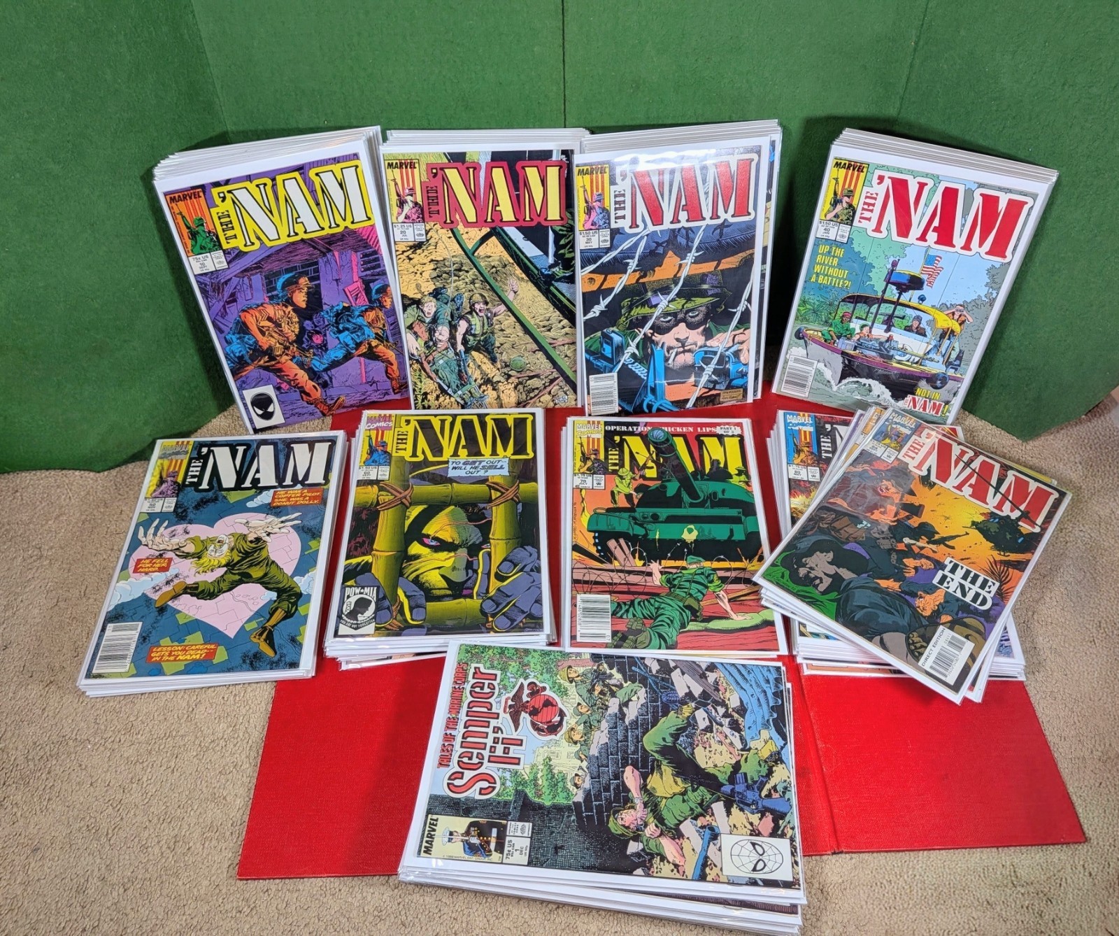 Marvel Complete series The 'Nam #1-84 & Semper Fi #1-9, NM-Mint W/ Extra #1s