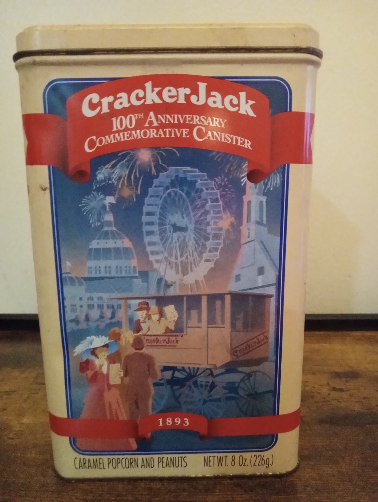 collectables tin cans cracker jack/ Hershey\'s/Lipton