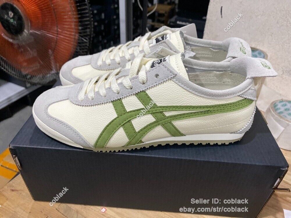 New Classic Onitsuka Tiger Mexico 66 Birch/Cactus Green Shoes #1183B391-202