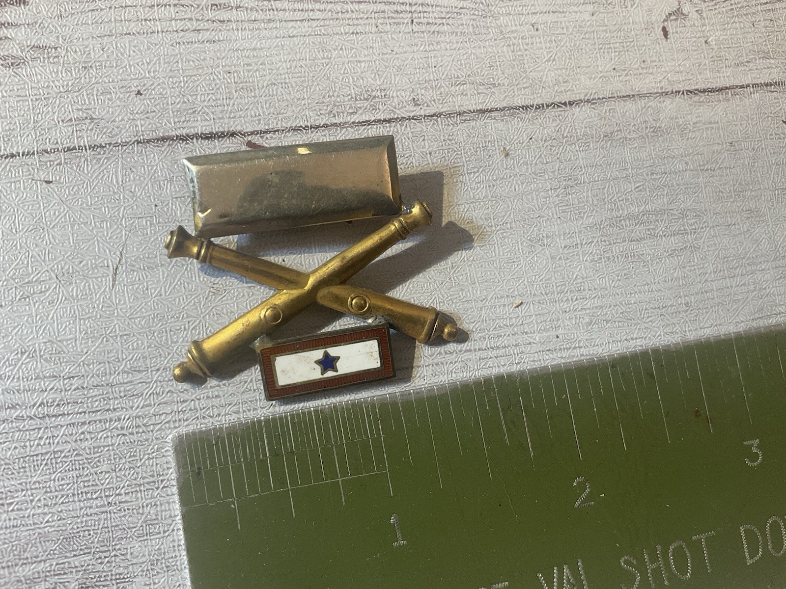 ORIGINAL WWII UNIQUE 1ST LT FIELD ARTILLERY SON IN SERVICE HOME FRONT PIN