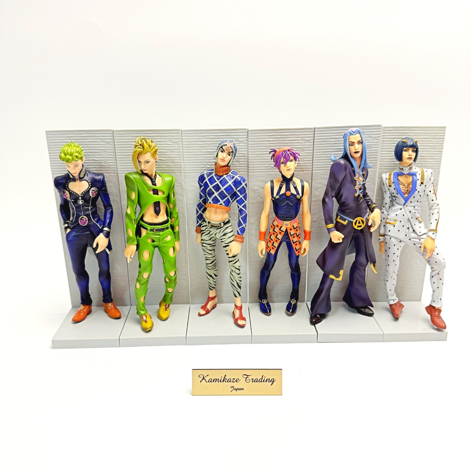 Color ver. Bucciarati Team Figure Complete Set Banpresto Golden wind Jojo Part 5
