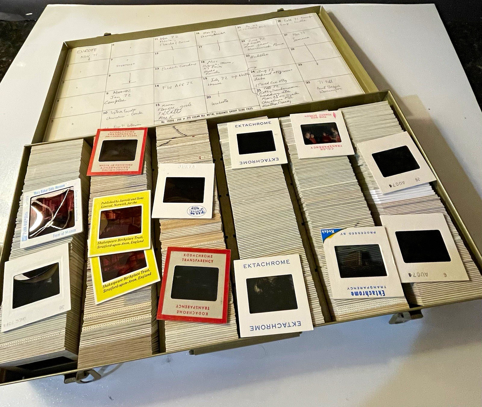 Vtg 35mm Slide Lot 750+ 1960s 1970s Travel Brazil Jamaica Europe Metal Box Vtg 35mm Slide Lot 750+ 1960s 1970s Travel Brazil Jamaica Europe Metal Box