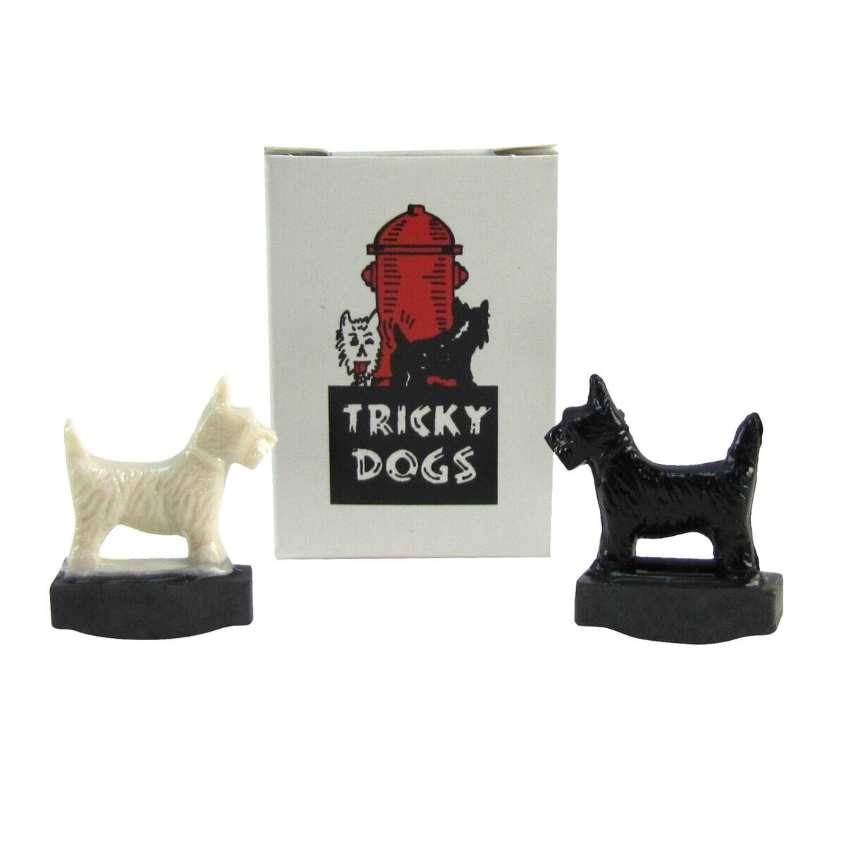 Black White Scottie Magnet Magic Trick Practical Joke Novelty Dog Desk Decor Toy