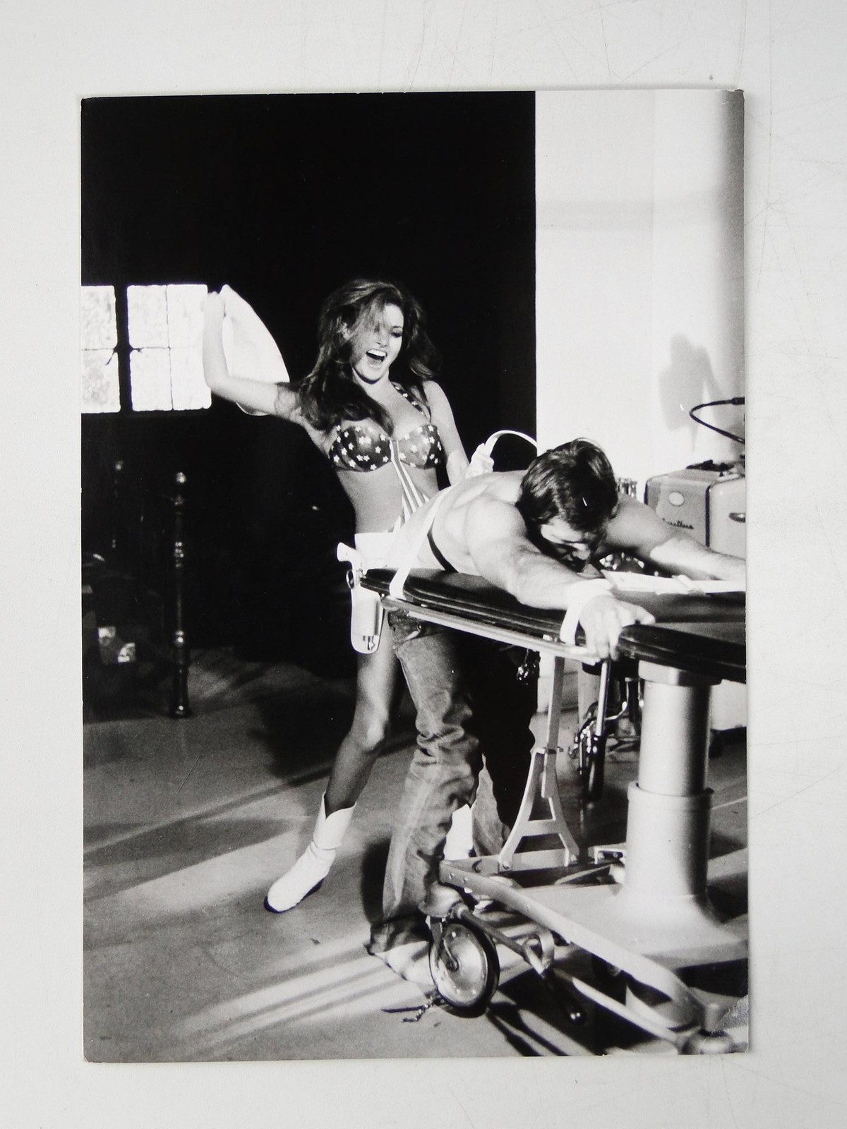 Raquel Welch Myra Breckinridge Film Set Terry O\'Neill Hatton c1970s VTG Photo