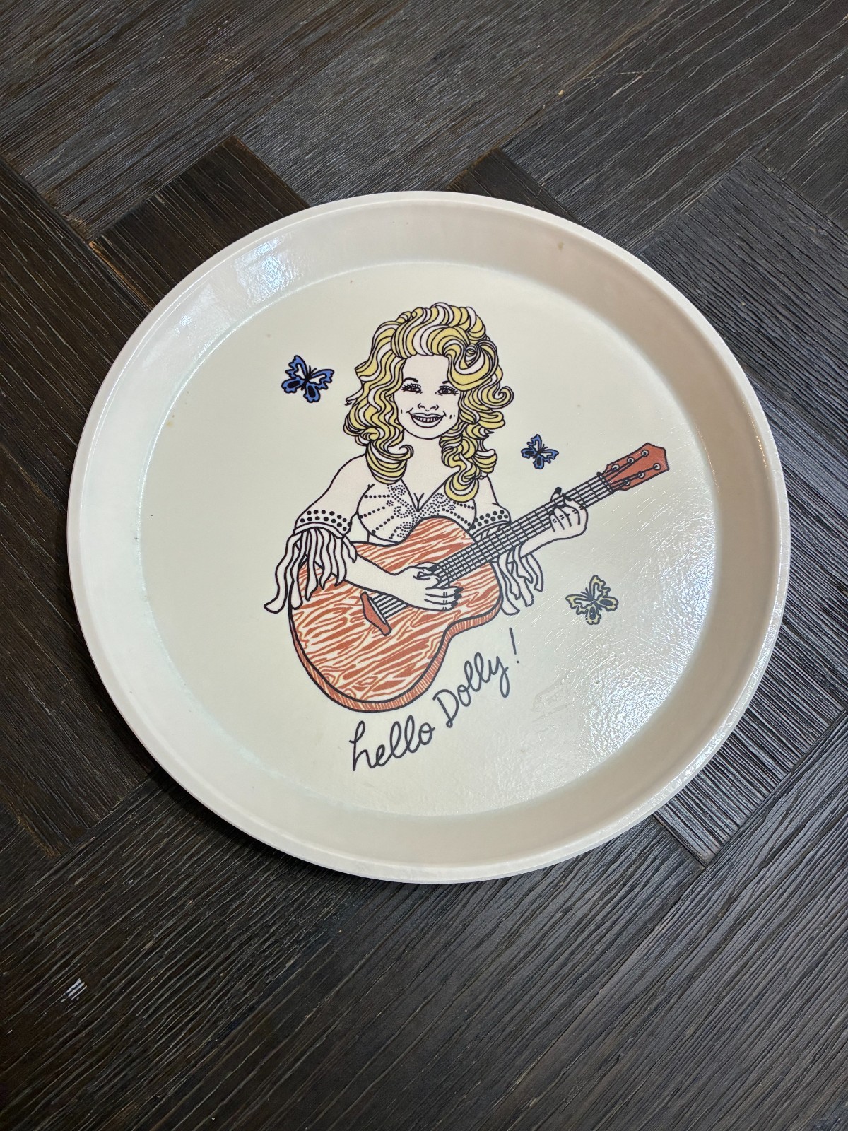 Dolly Parton Plate Camtray Taylor Quinn 9 inch Hello Dolly