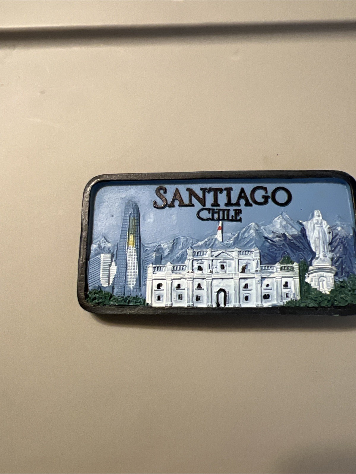 SANTIAGO CHILE Refrigerator Magnet  souvenir
