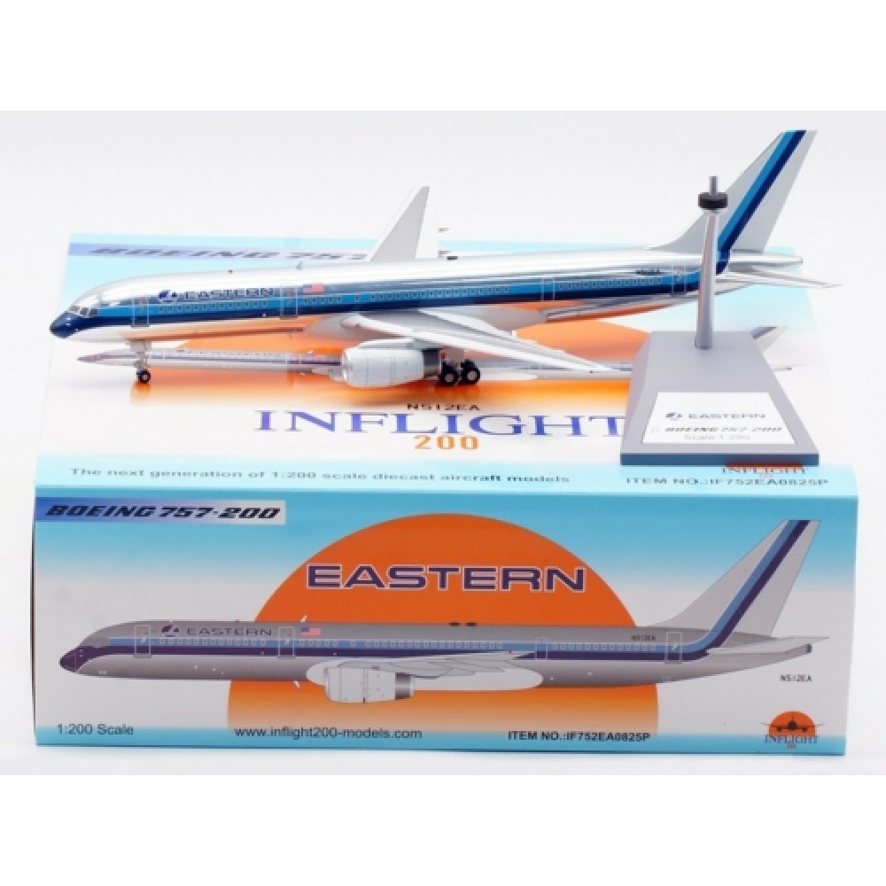 InFlight200 Boeing 757-225 Eastern Air Lines N512EA with stand Ref: IF752EA0825P