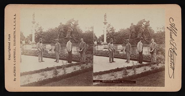 Photo:Potsdam Germany Hercules Statue Sanssouci 1896 Stereograph