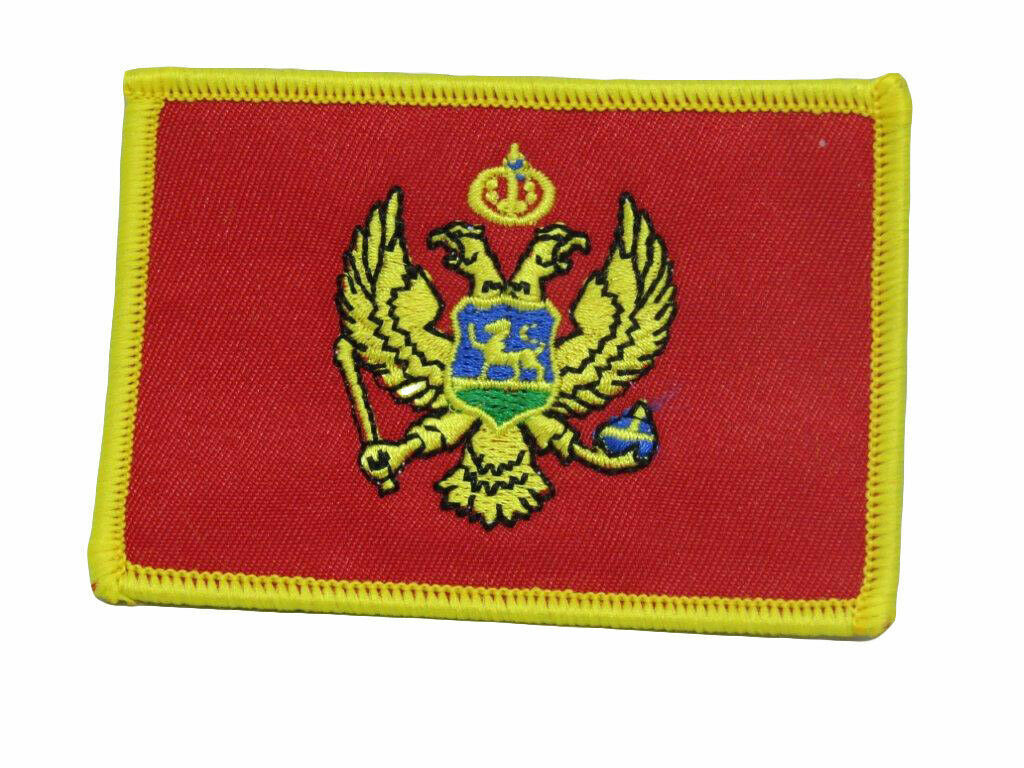 Montenegro Country Flag Iron On Patch