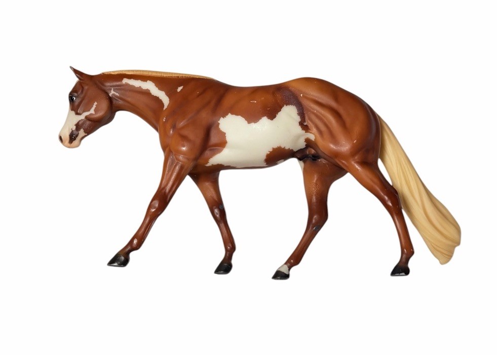 Breyer Horse Fleet Street Max Chestnut Pinto Zippo Pine Bar Mold Traditional