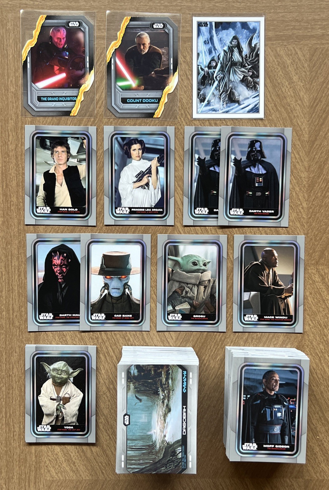 2023 Topps Star Wars Flagship (232) Card LOT Base + Few Inserts 2023 Topps Star Wars Flagship (232) Card LOT Base + Few Inserts