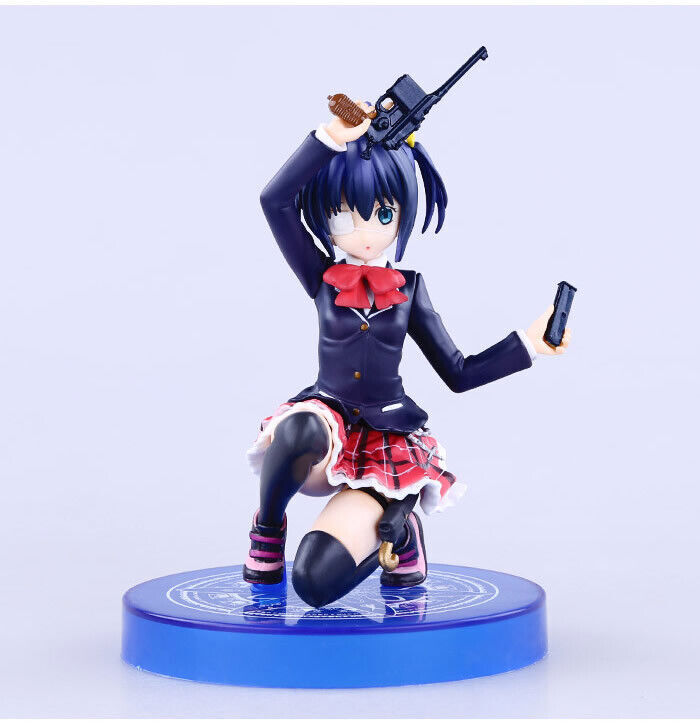 Anime Chuunibyou demo Koi ga Shitai Rikka Takanashi 15cm Figure 2faces toy Gift