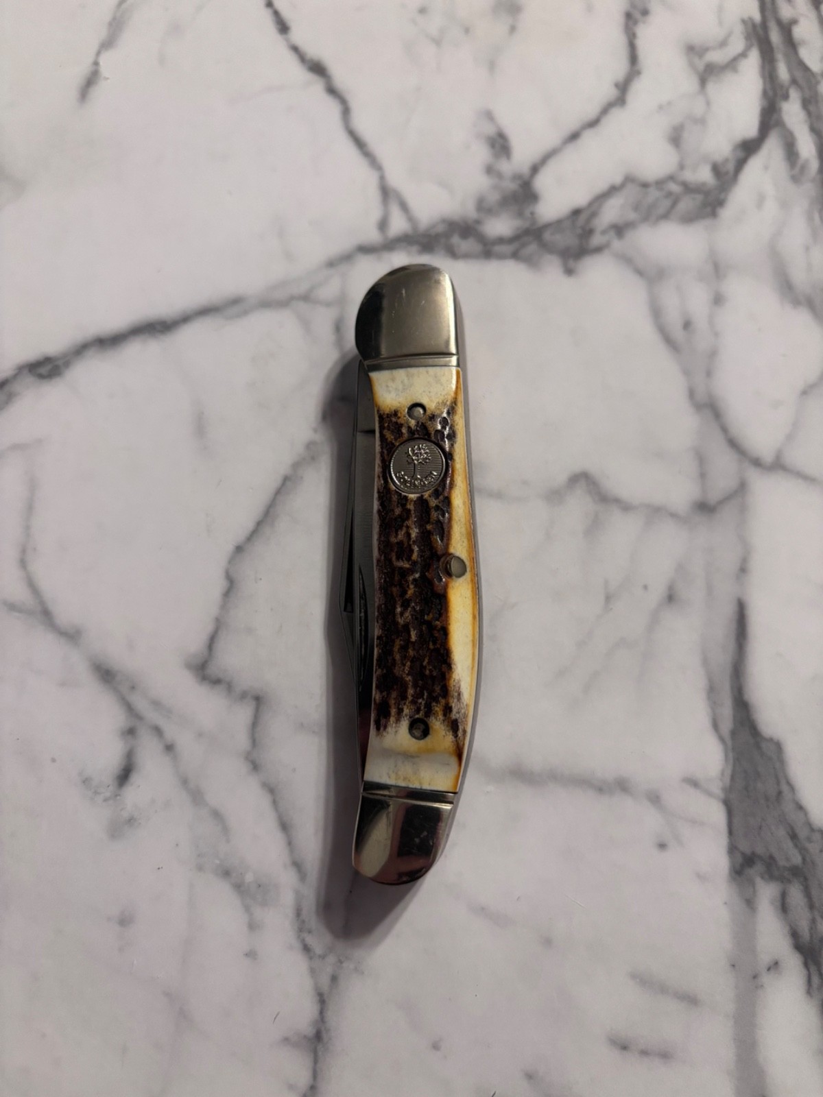 Vintage Böker Stag Copperhead Pocket Knife Model 4626 -
