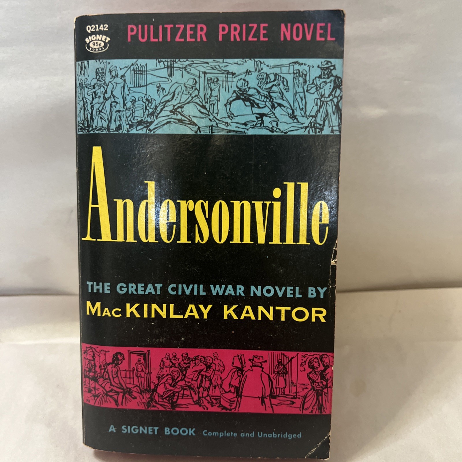 Andersonville by MacKinlay Kantor - 1964 Paperback Signet Booklet