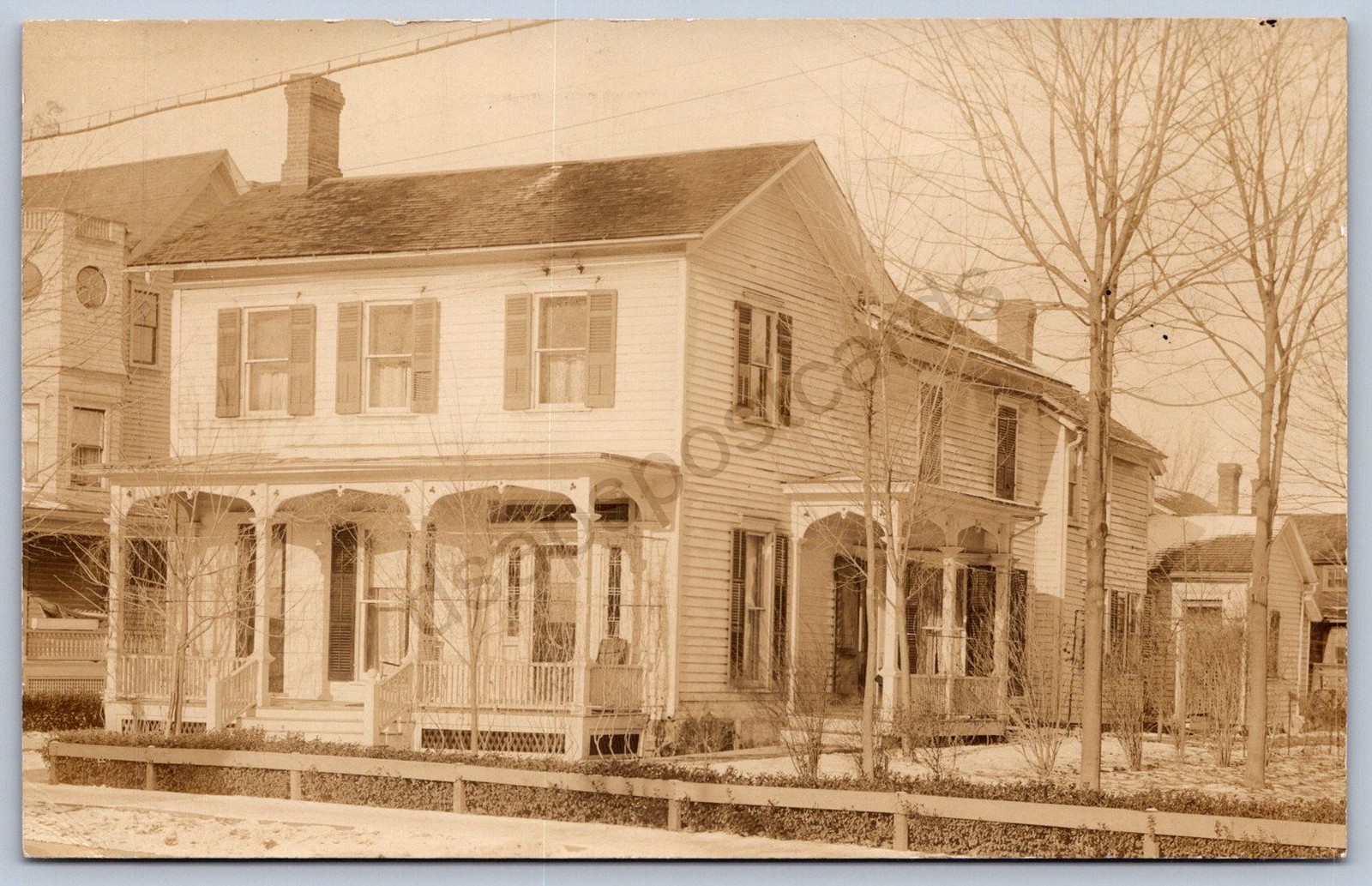 K31/ Tioga Pennsylvania RPPC Postcard c1910 Home Residence 471