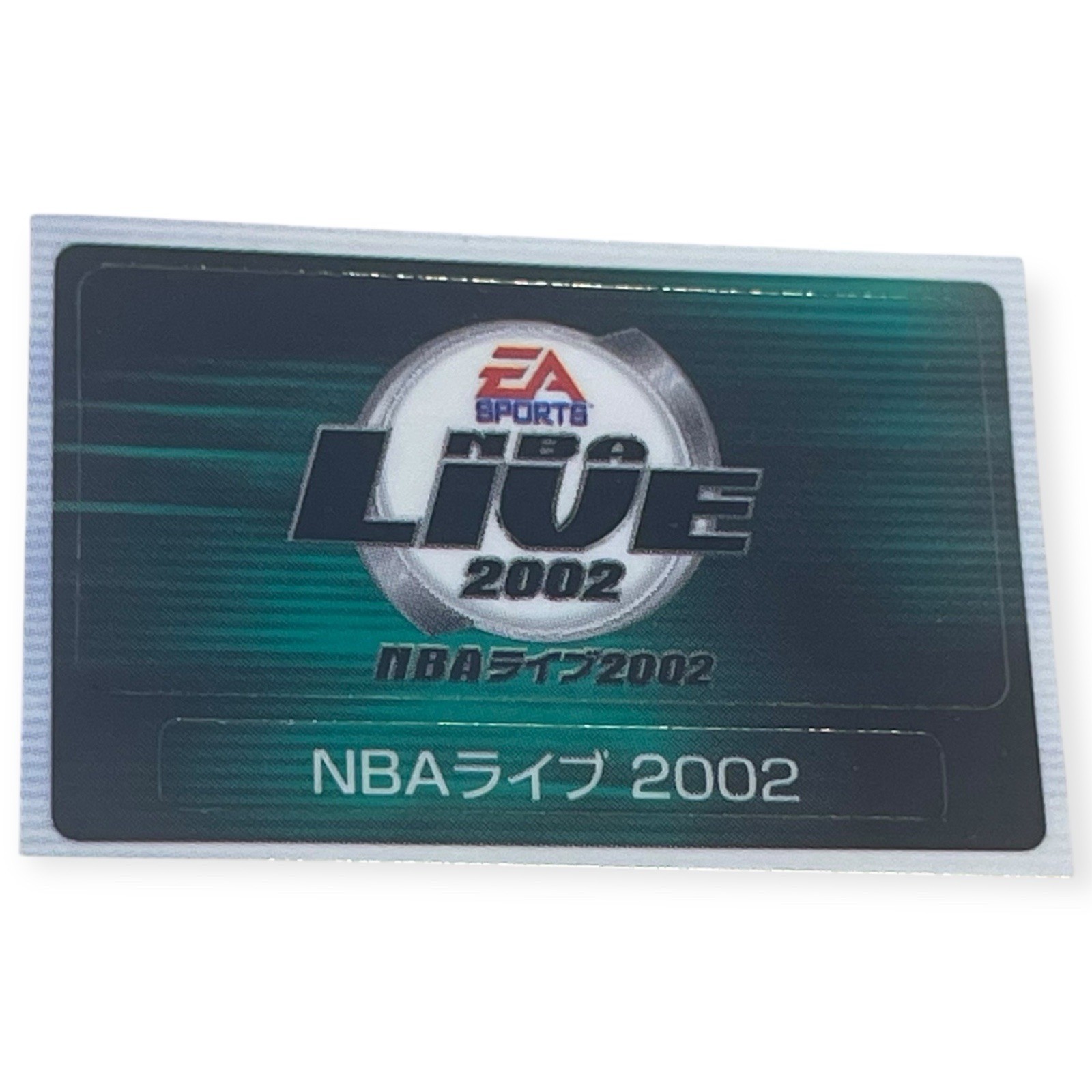 Sony PlayStation 2 PS2 EA Sports NBA Live 2002 Memory Card Sticker