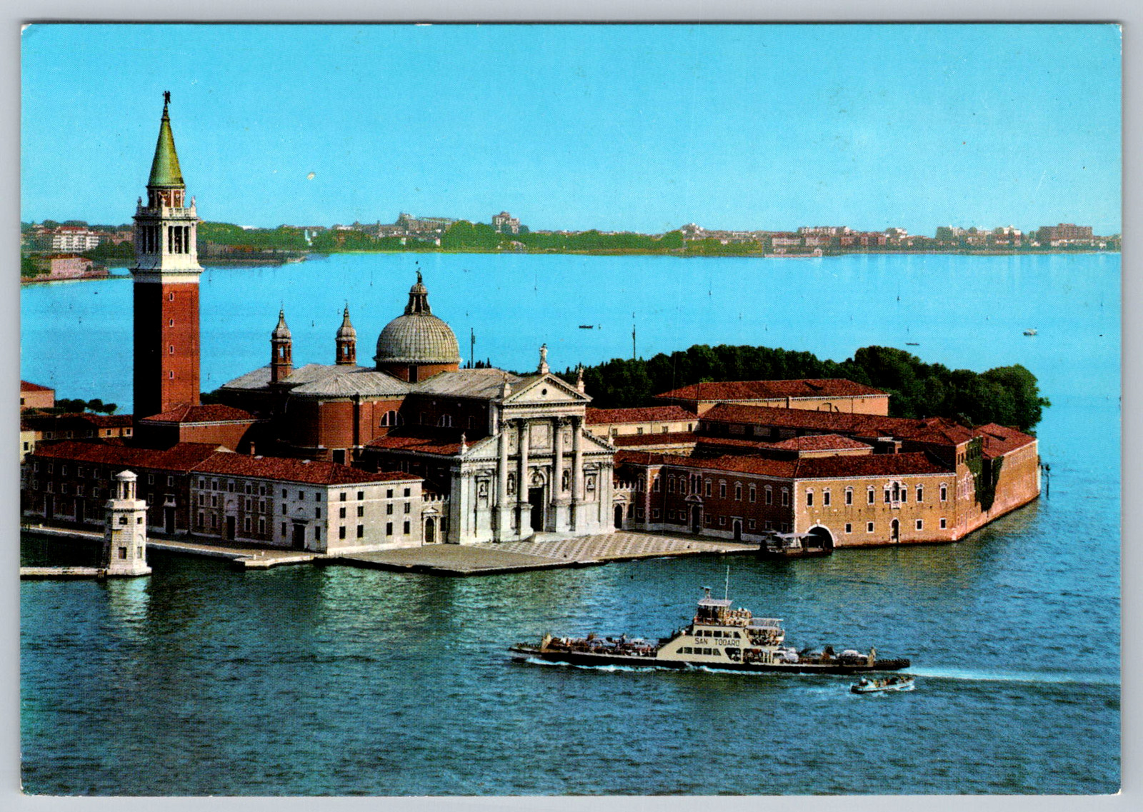 c1960s Venezia Isola di San Giorgio Italy Ediz Ardo Postcard