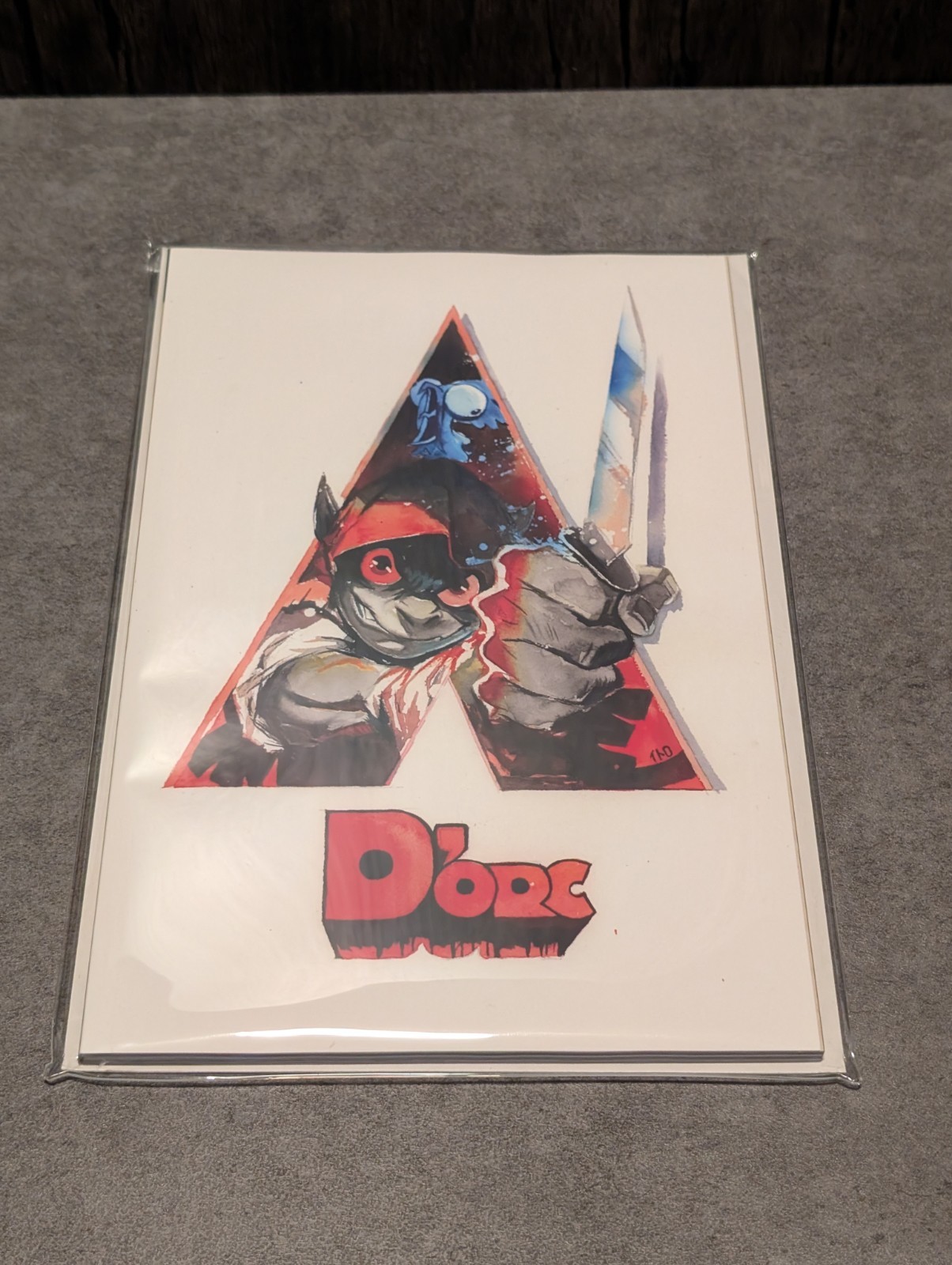 D'Orc Vol 1 One TPB Cover by ITO, Clockwork Orange Homage LTD 200 w/ COA NM+