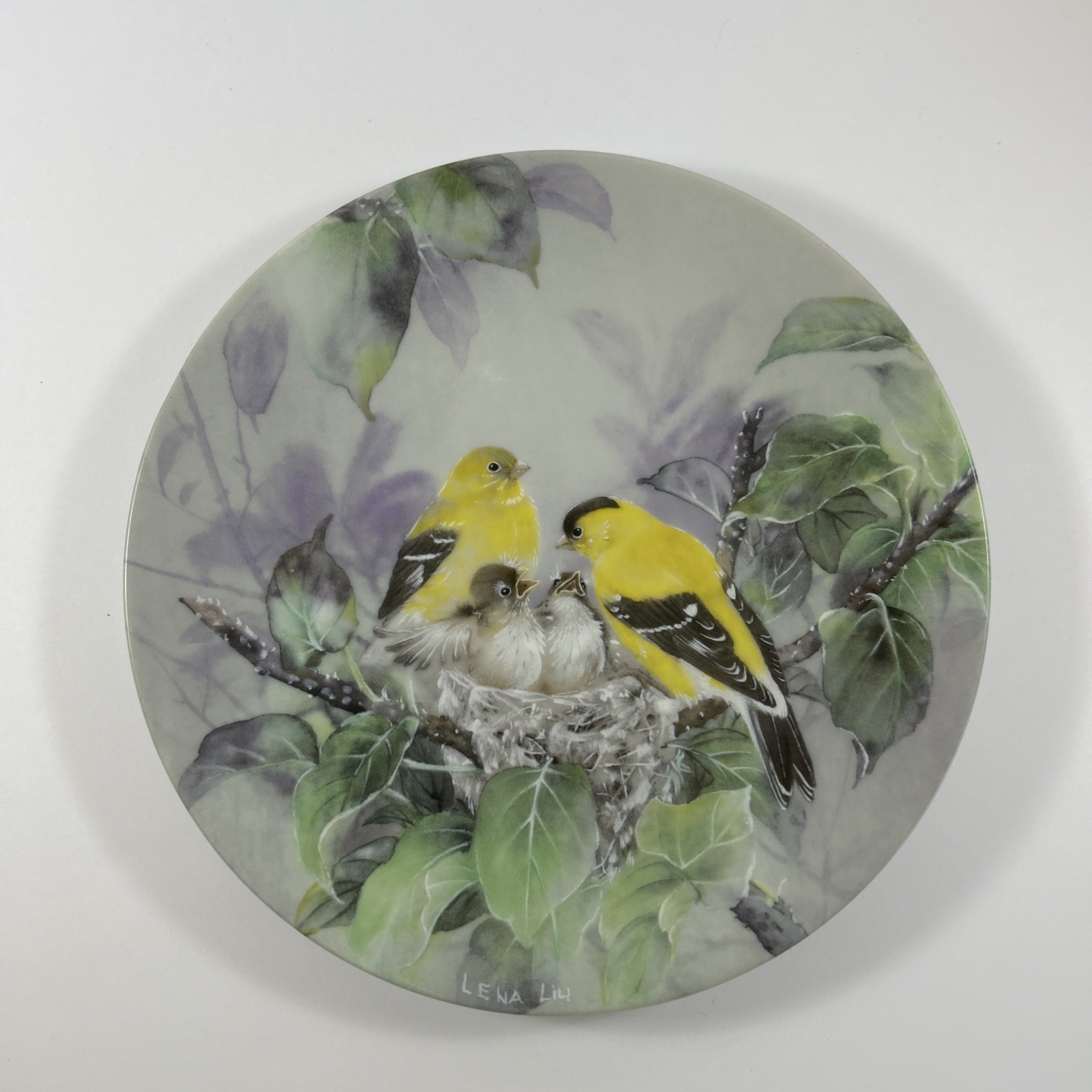 Vtg. 1991, Lena Liu\'s LYRICAL BEGINNINGS Decorative Collector Plate 8.5in