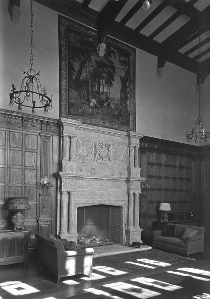 1920s Housing - Interior of a luxury residence Sterlington New Yor- Old Photo