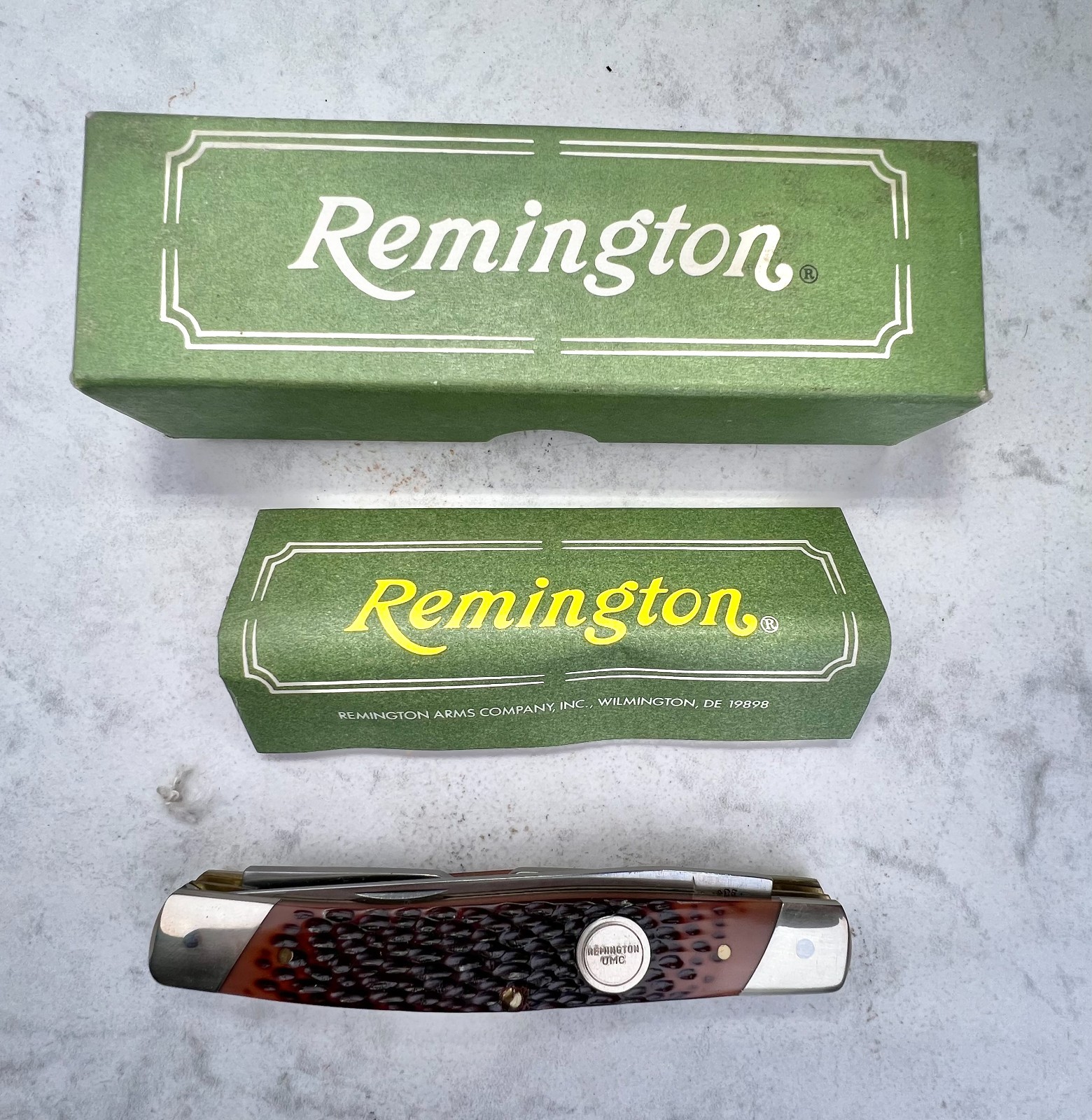 Remington EDC Knife R-7 Turkey Hunter Pocketknife NOS 10 12 Gauge Tool R7