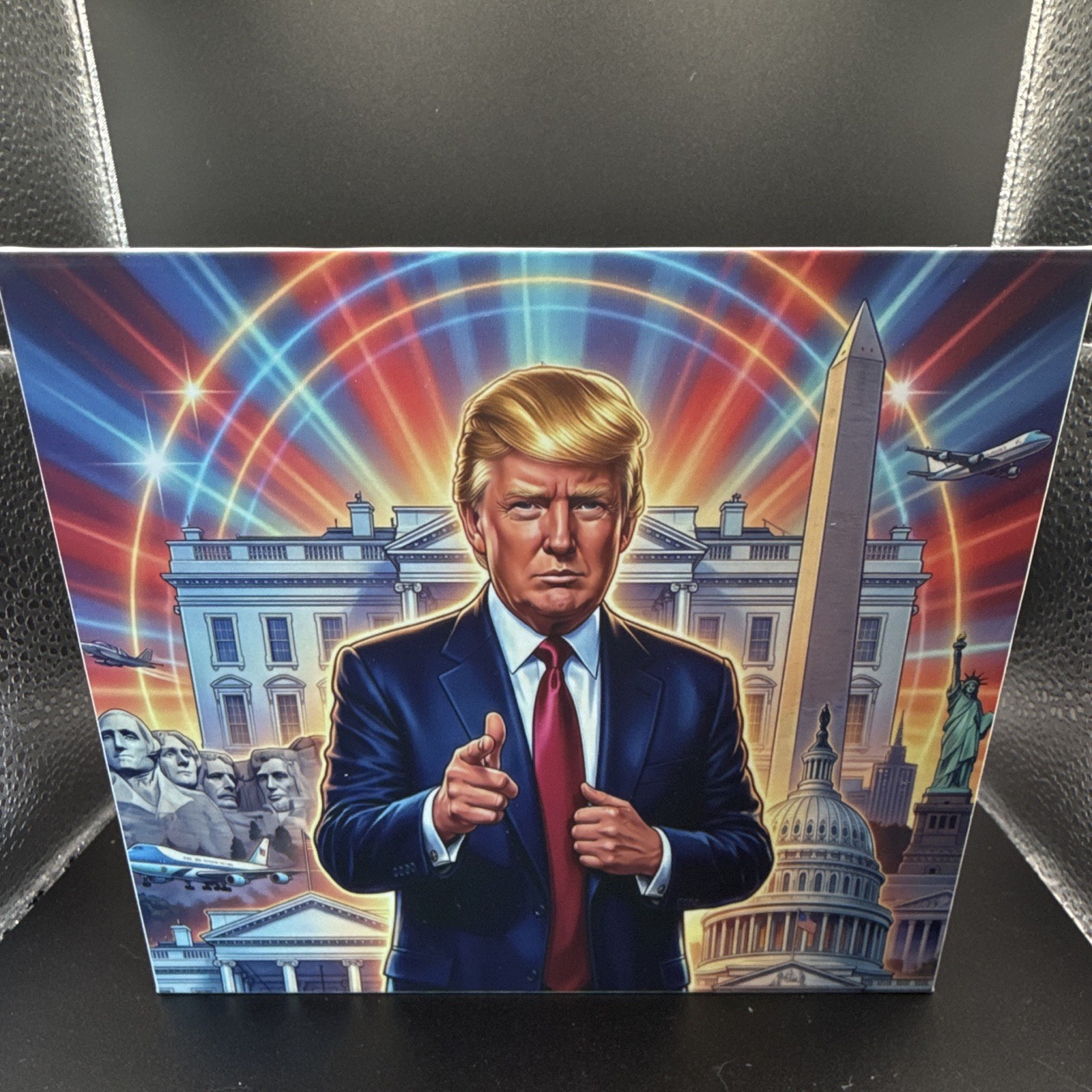 Pop 1 America 250 Graded 1/110 Mint Donald Trump On The Monument