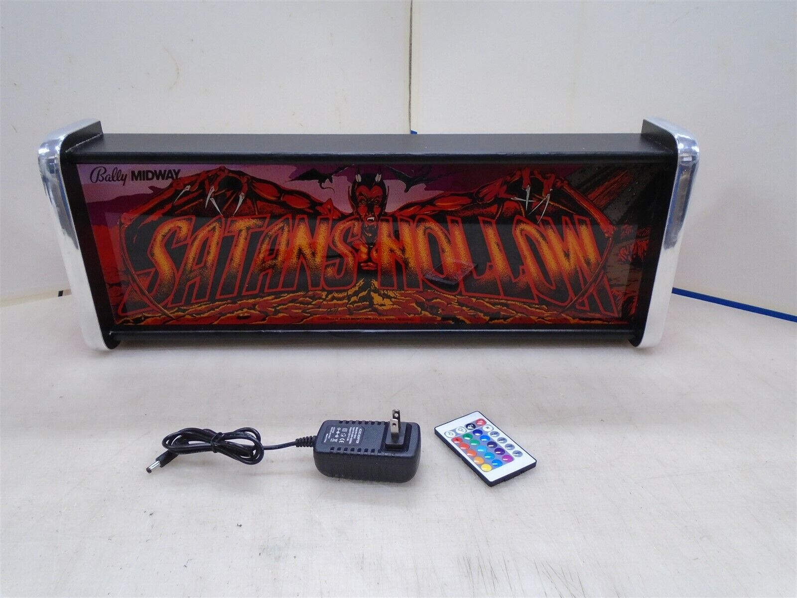 Satan's Hollow Marquee Game/Rec Room LED Display light box