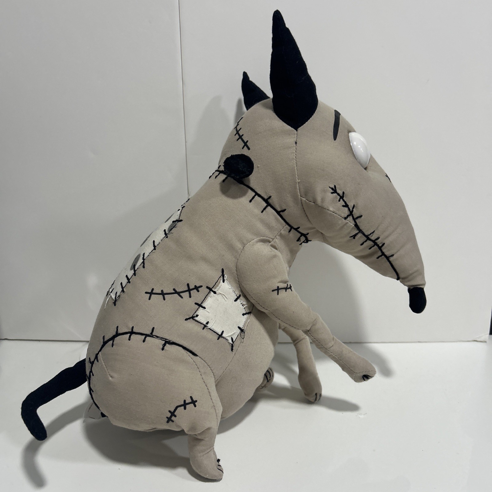 2012 Disney Tim Burton Posable Frankenweenie After-Life Sparky Dog Plush 