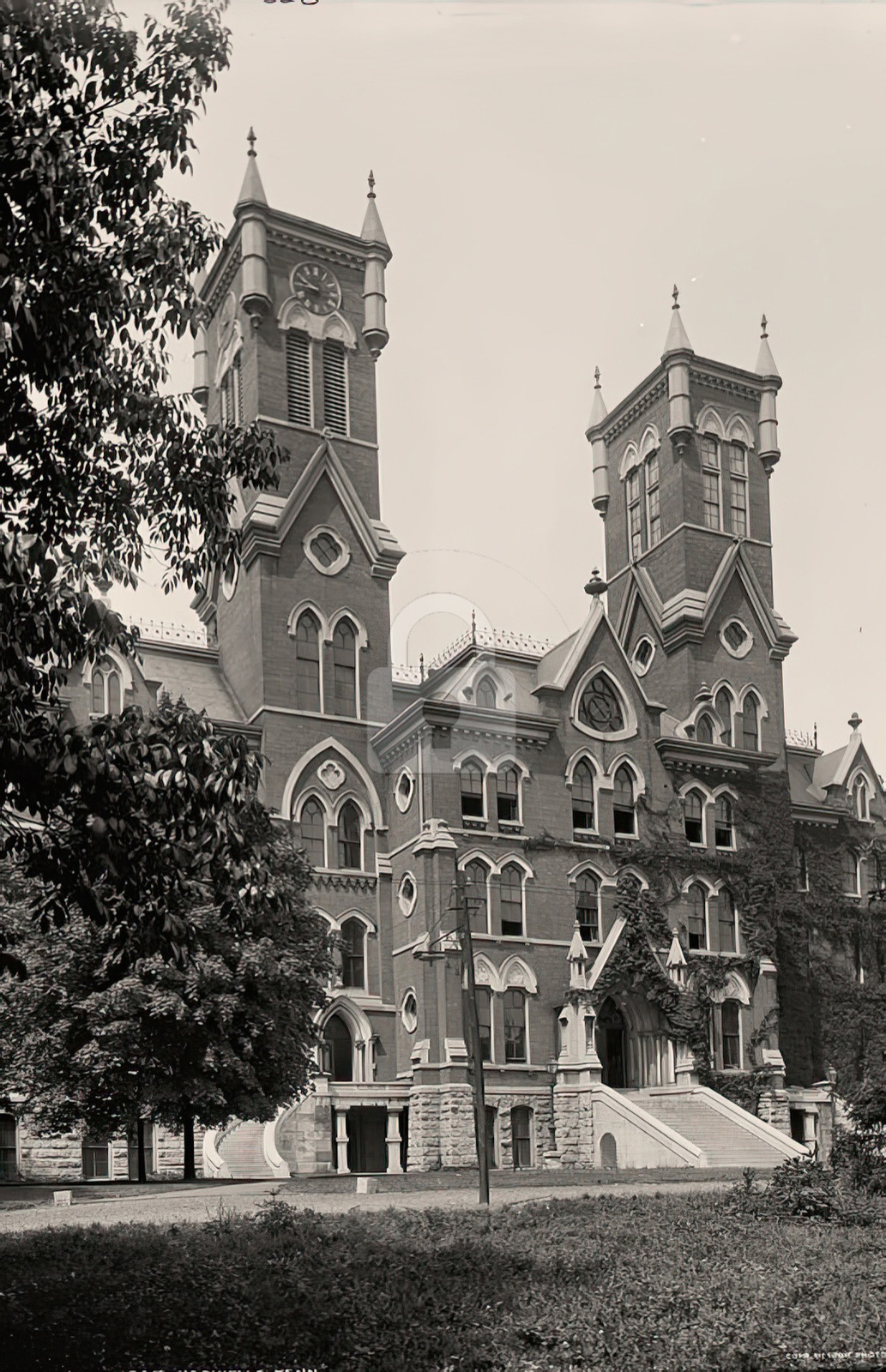 Vanderbilt University Nashville TN Tennessee c1901 RPPC Photo Postcard COPY