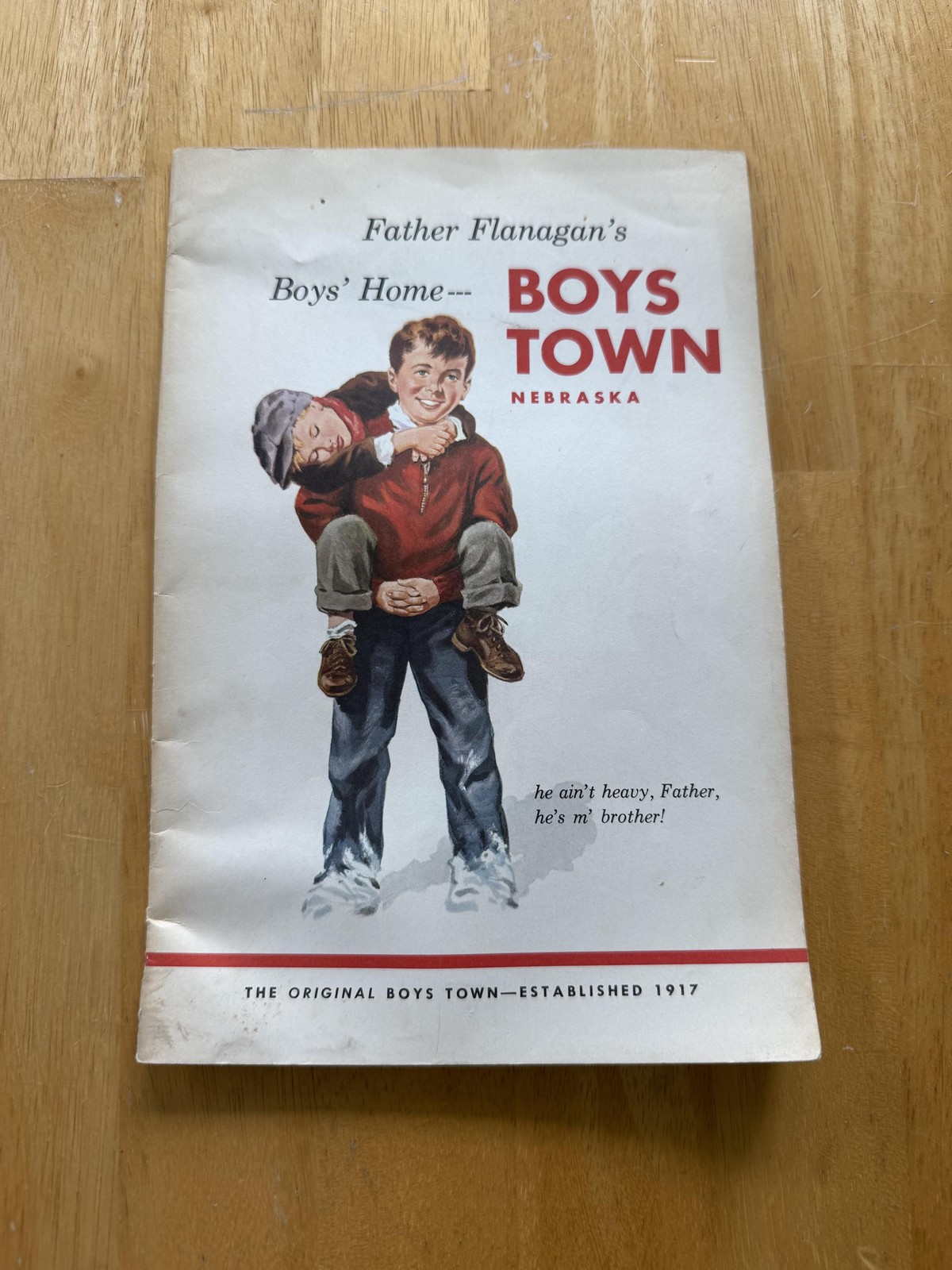 Vintage Boys Town Nebraska Father Flanagan Catholic Bob Considine Booklet USA