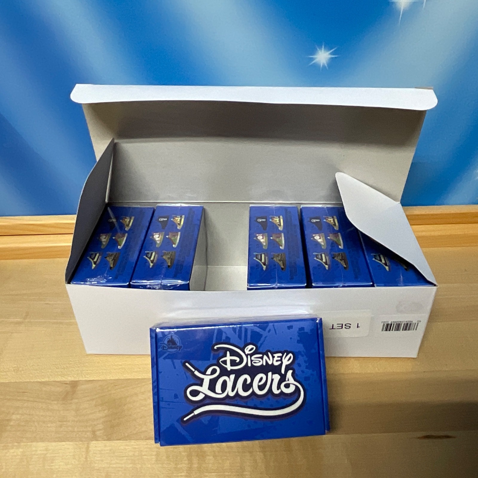 Disney Lacers COMPLETE SET Vinyl Mini Shoes 6pc PARKS Collectible Series 4 NEW