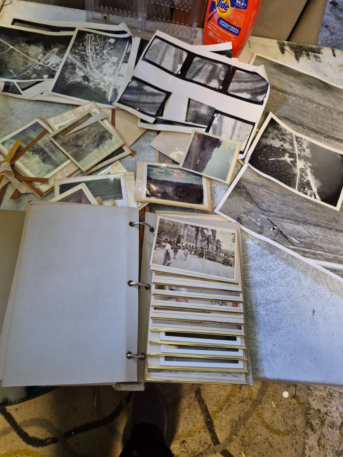 Bag of old photos estate cleanout the album fell apart