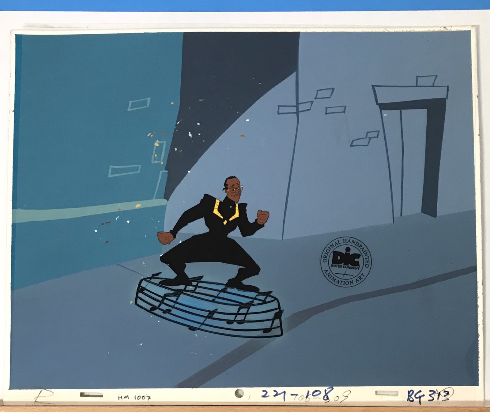 HAMMERMAN MC Hammer Original Animation Key Master Art Cel Setup