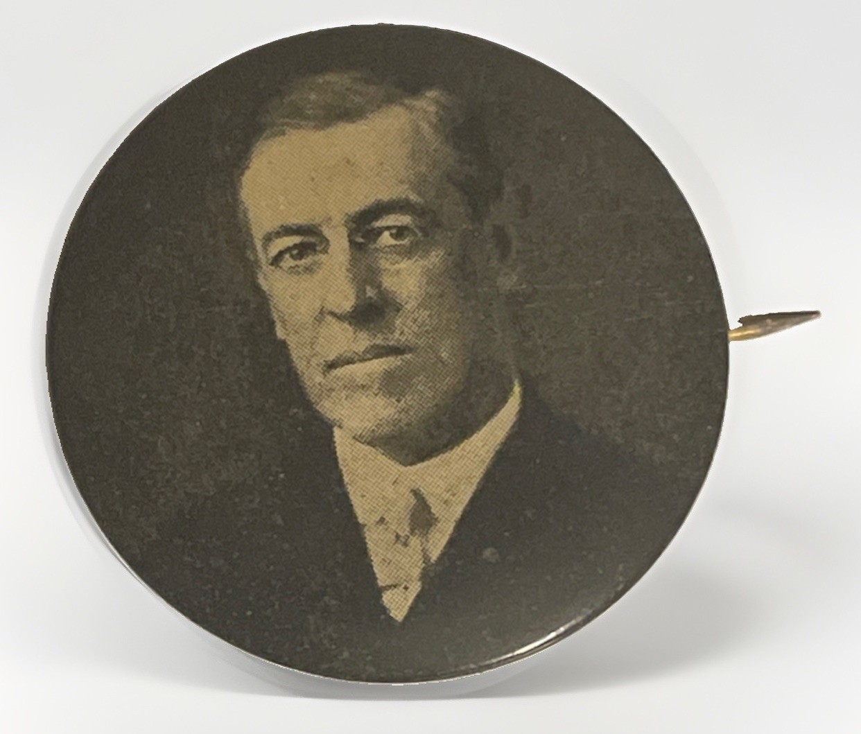 1912 Or 1916 Woodrow Wilson For President Cello Picture Portrait Button Pin