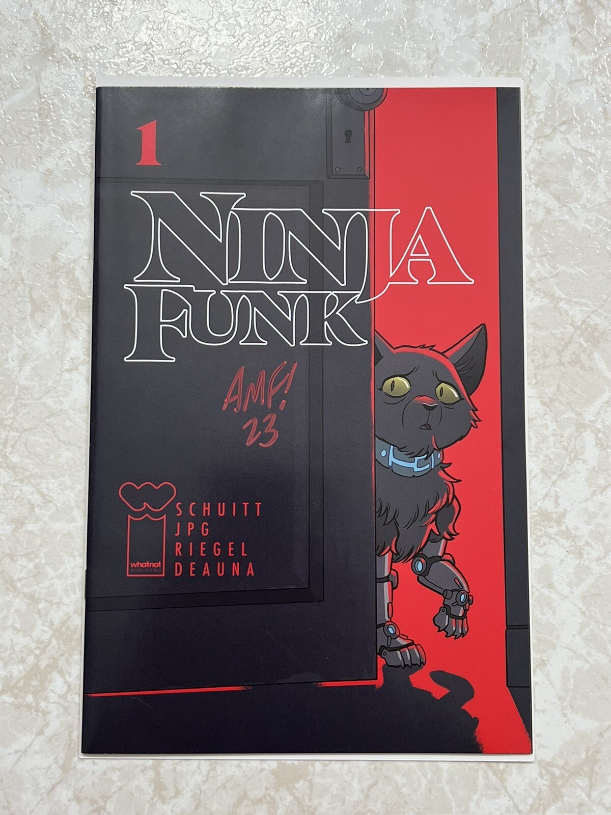 Ninja Funk #1 Signed AMF Variant Tony Fleecs Stray Dogs Homage 2022 Whatnot Ninja Funk #1 Signed AMF Variant Tony Fleecs Stray Dogs Homage 2022 Whatnot