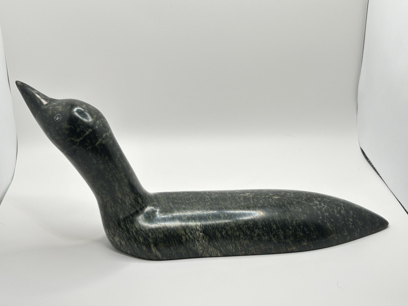 Inuit Sculpture. Loon - Taukie Ashevak - Cape Dorset